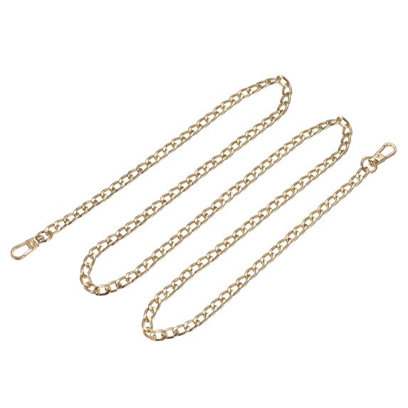 Uxcell Purse Chain Strap, 47" Purse Handle Cross Body Shoulder Replacement Straps, Gold