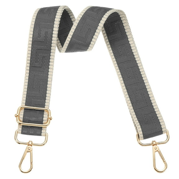 Uxcell Purse Strap Adjustable Crossbody Bag Straps Wide Shoulder Strap Universal Replacement Bag Belt for Women's Handbags Dark Grey