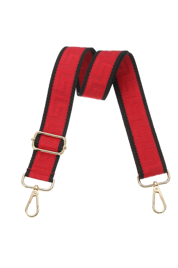 Purse Strap Adjustable Crossbody Bag Straps Wide Shoulder Strap Universal Replacement Bag Belt for Women's Handbags Deep Red