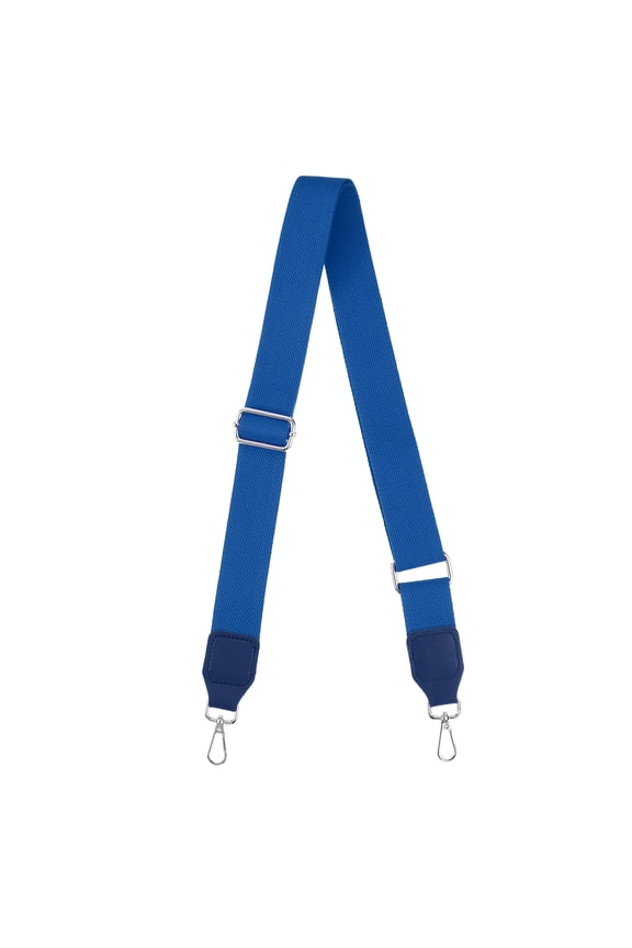 Purse Strap Replacement, 27.5-53" Crossbody Shoulder Strap(Blue, Silver Buckle)