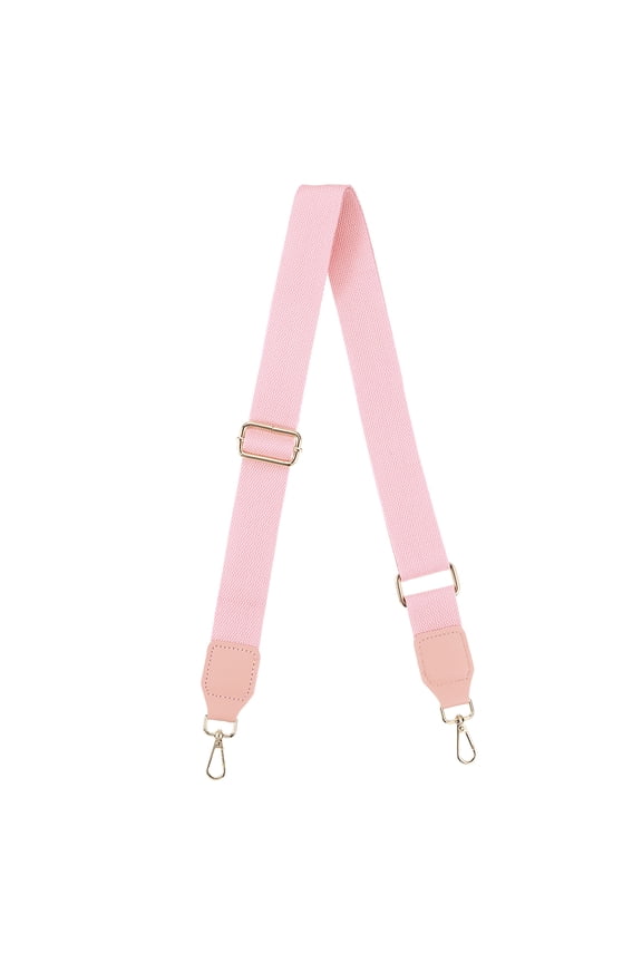 Purse Strap Replacement, 27.5-53" Crossbody Shoulder Strap(Pink, Gold Buckle)