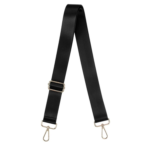 Uxcell Purse Strap Replacement, 29.5-55" Crossbody Shoulder Strap(Black, Gold Buckle)