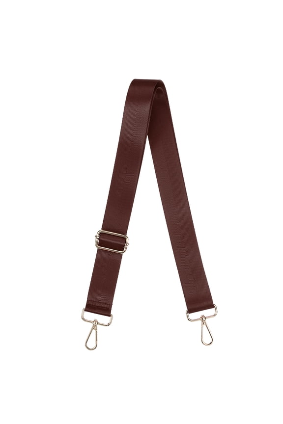 Purse Strap Replacement, 29.5-55" Crossbody Shoulder Strap(Brown, Gold Buckle)