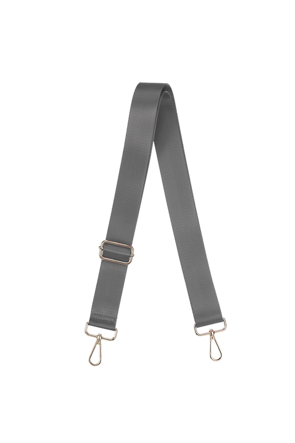 Purse Strap Replacement, 29.5-55" Crossbody Shoulder Strap(DrakGrey,Gold Buckle)