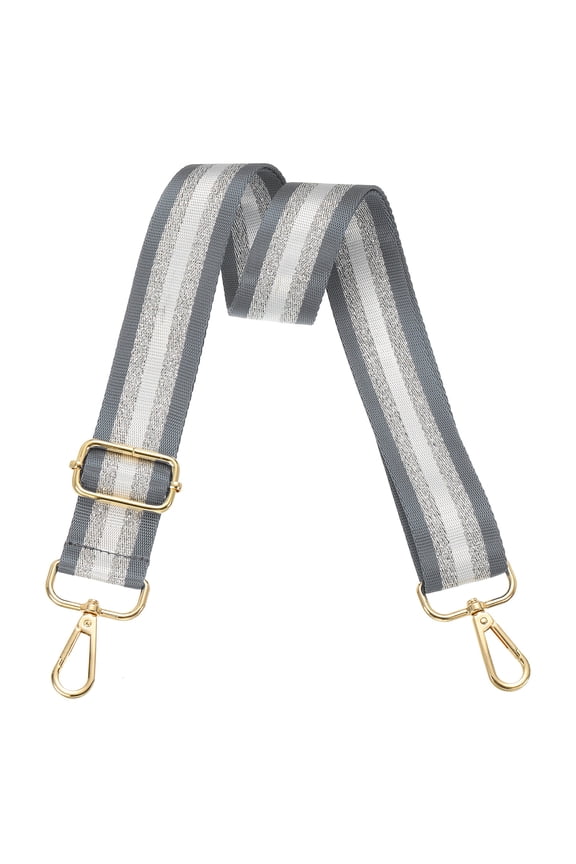 Purse Strap Wide Shoulder Strap Adjustable Crossbody Bag Straps Universal Replacement Dark Grey