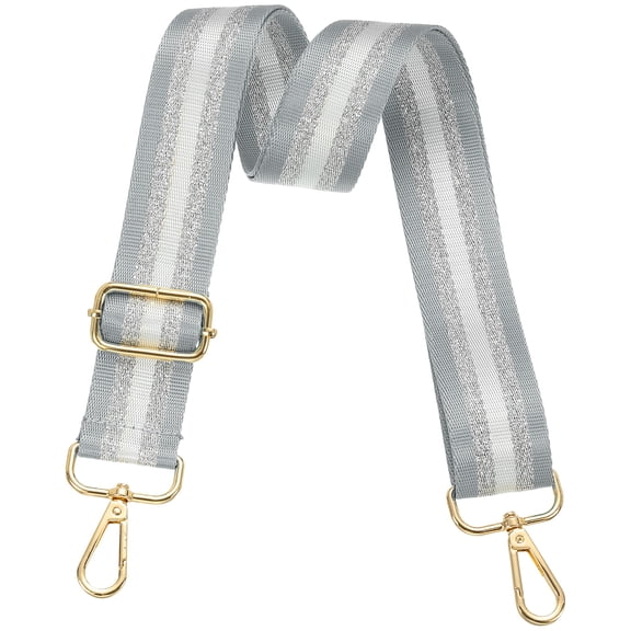 Uxcell Purse Strap Wide Shoulder Strap Adjustable Crossbody Bag Straps Universal Replacement Grey