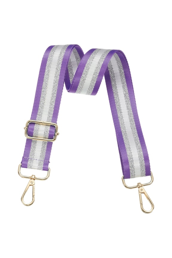 Purse Strap Wide Shoulder Strap Adjustable Crossbody Bag Straps Universal Replacement Purple