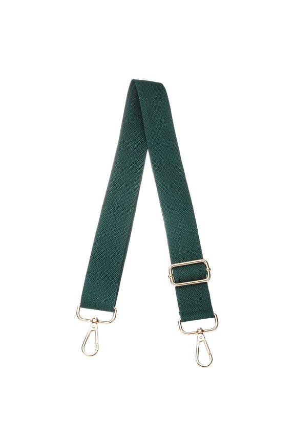 Purse Straps Replacement Crossbody, 51 Inch Wide Shoulder Bag Strap Adjustable Canvas Straps for Handbag Wallet Clutch Crossbody Bags, Dark Green
