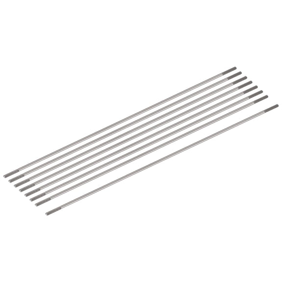 Uxcell Push Rod Connector Double End Threaded Rod 304 Stainless Steel for DIY RC Car,Boat,Car,M2x250mm,Pack of 8