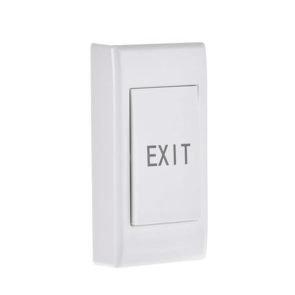 Uxcell Push to Exit Button Release Switch Door Access Control System PC Panel 86mm x 43mm DC 12V 3A White