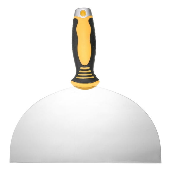 Uxcell Putty Knife 8" High Carbon Steel Paint Scraper Flexible Drywall Repair Mud Knife with Metal Hammer End