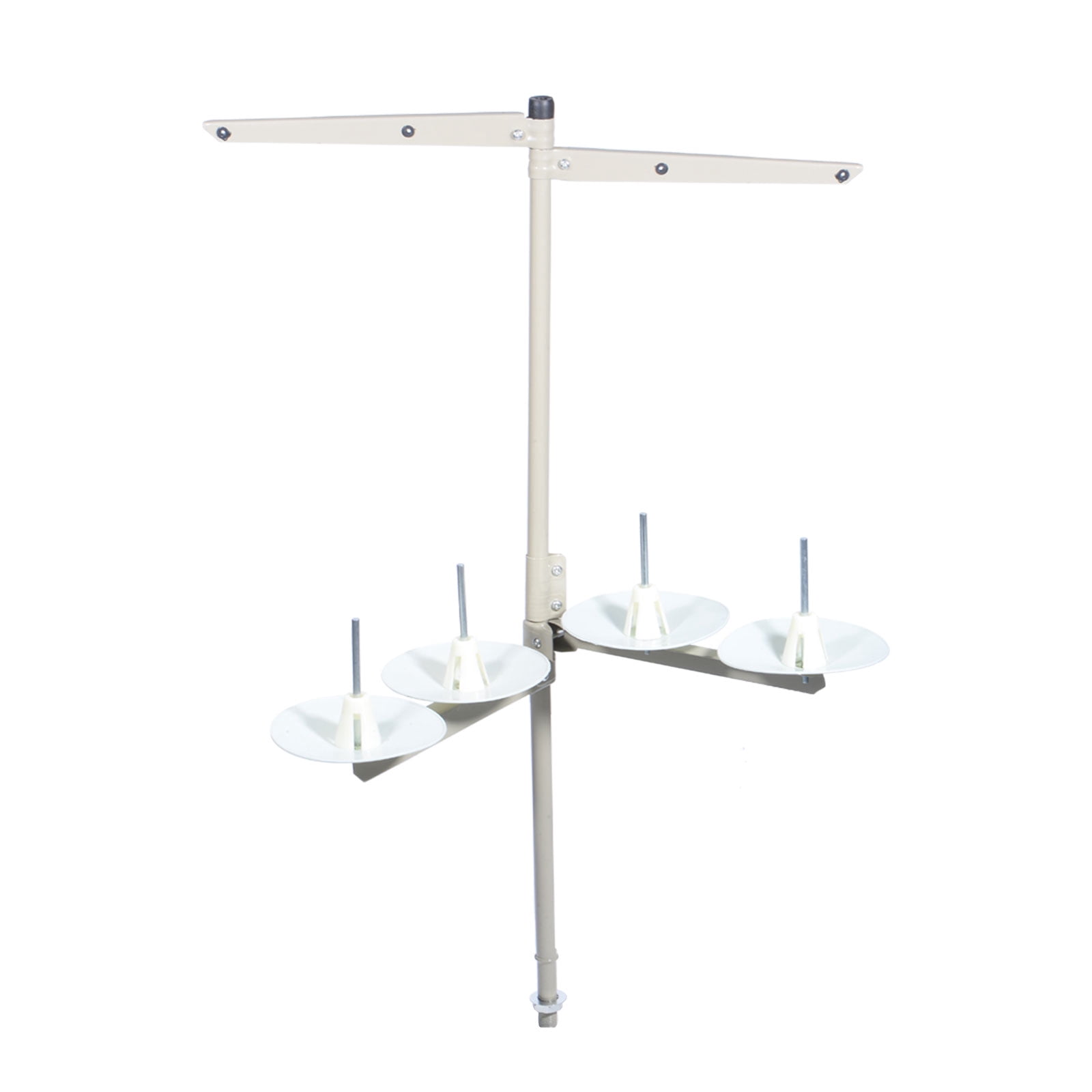 Uxcell Quadruple Cone Spool Stand Universal Stainless Steel 4 Thread ...