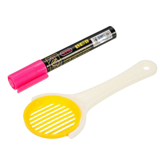 Uxcell Queen Bee Marker Marking Cage, Plastic Hand Held Catcher Holder with Marker Pen
