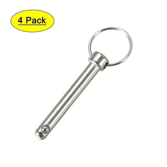 Uxcell Quick Release Pin 8mmX55mm Marine Hardware for Boat Top Deck Hinge 4pcs