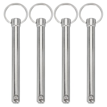 Quick Release Pins 0.25" Diameter – 316 Stainless Steel, 2" Total Length, For Bimini Tops & Marine Use (4pcs)