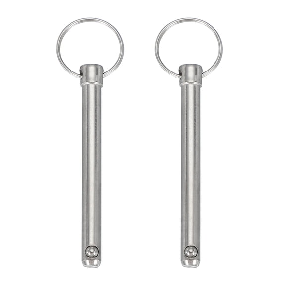 Uxcell Quick Release Pin, Bimini Top Pin Marine Hardware Carbon Steel 5/16"x2.56"