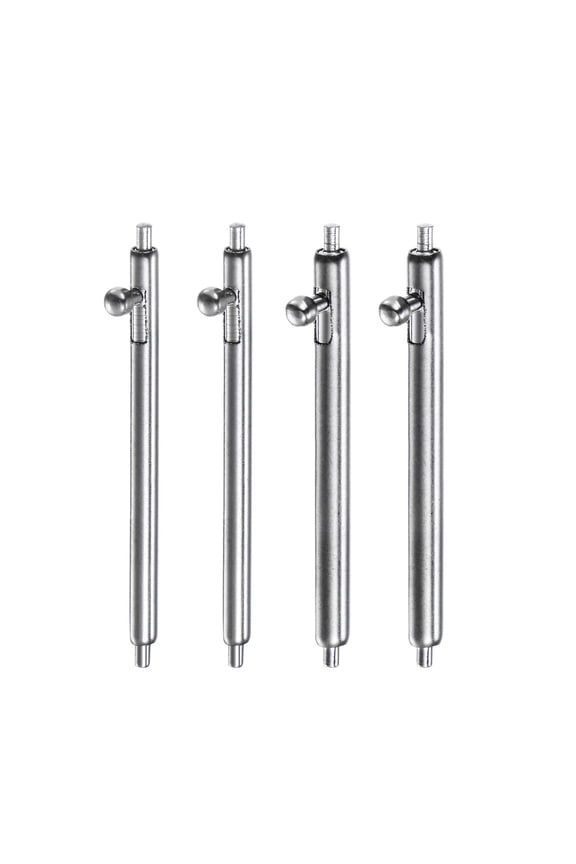 Quick Release Spring Bar 21mm Width 1.5mm 1.8mm Diameter Stainless Steel Watch Pins Set for Watch Band Straps