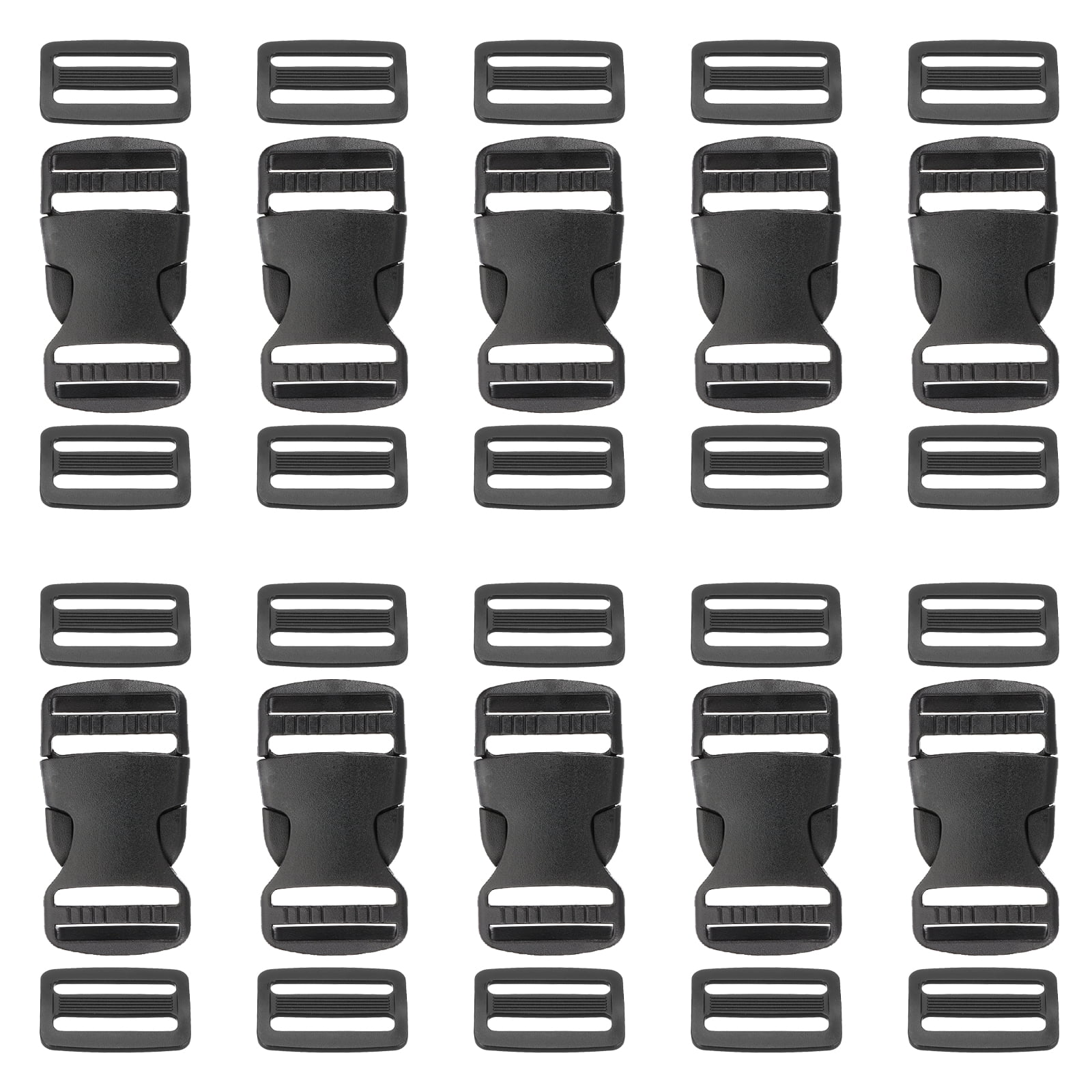 Uxcell Quick Side Release Buckles 32mm / 1-1/4" Dual Adjustable No ...