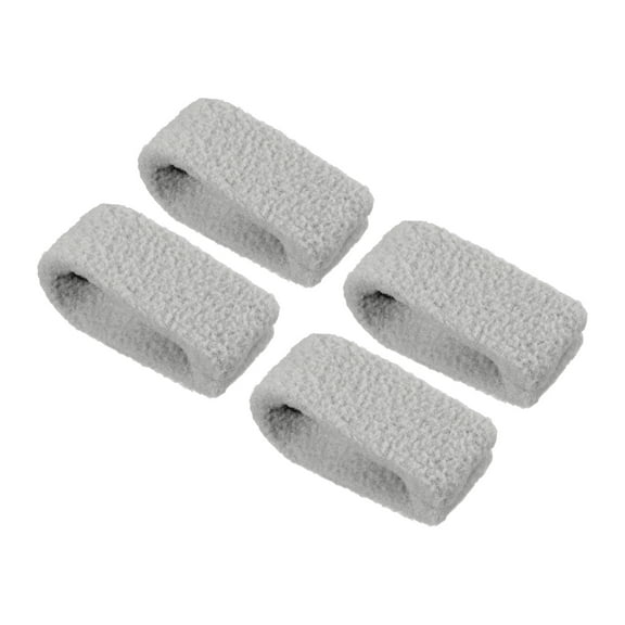 Uxcell Quilt Cover Clips,4pcs No Pins Plastic,Plush Duvet Clips Keep Corner in Place ,Grey