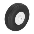 thumbnail image 1 of Uxcell RC Airplane Wheels, RC Model Airplane PU Sponge Tire Foam Wheel Black 1.5 Inch, 1 of 7