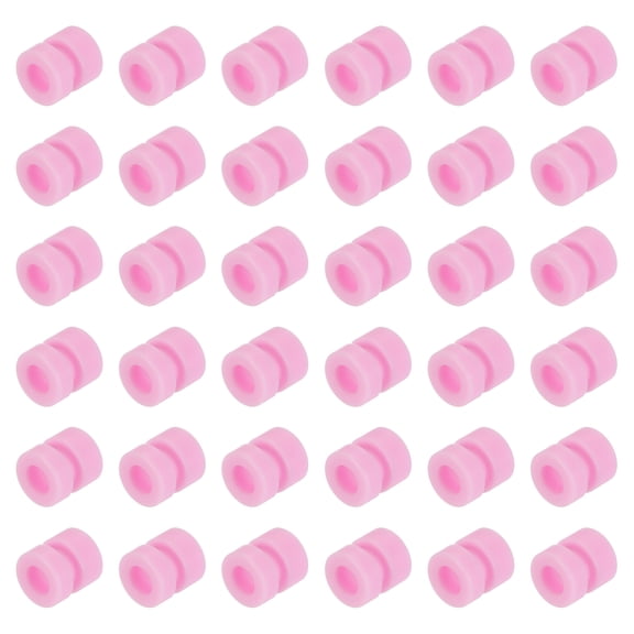 Uxcell RC Anti Vibration Rubber Balls for RC F4 F7 Flight Controller RC Drone Accessories M3x6.6mm(Pink), Pack of 36