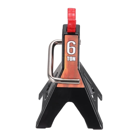 Uxcell RC Car Jack Stands,1/10 Scale 6 Ton Rc Accessories,for SCX10 TRX4 D90 CC01 RC Truck ,Black,1 pcs