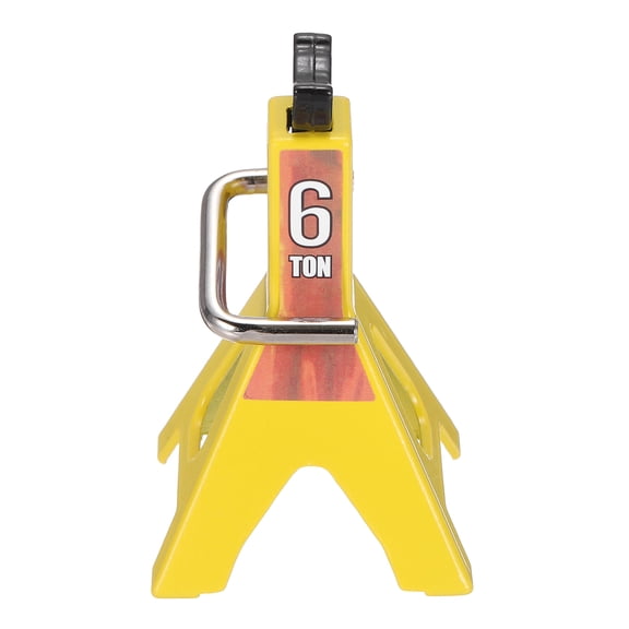 Uxcell RC Car Jack Stands,1/10 Scale 6 Ton Rc Accessories,for SCX10 TRX4 D90 CC01 RC Truck ,Yellow,1 pcs