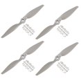 thumbnail image 1 of Uxcell RC Propellers 2 Vane Blades Props 9x6 Inch Grey with Adapter Rings for Electric Airplane Aircraft, Pack of 4, 1 of 6