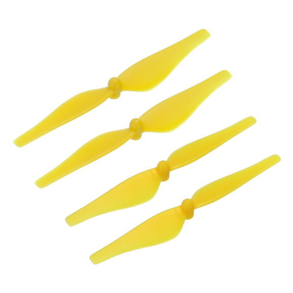 Uxcell RC Propellers Blade Prop 2 Vane 7.6cm Dia Plastic Yellow Low-Noise RC Airplane DIY Aircraft Drone