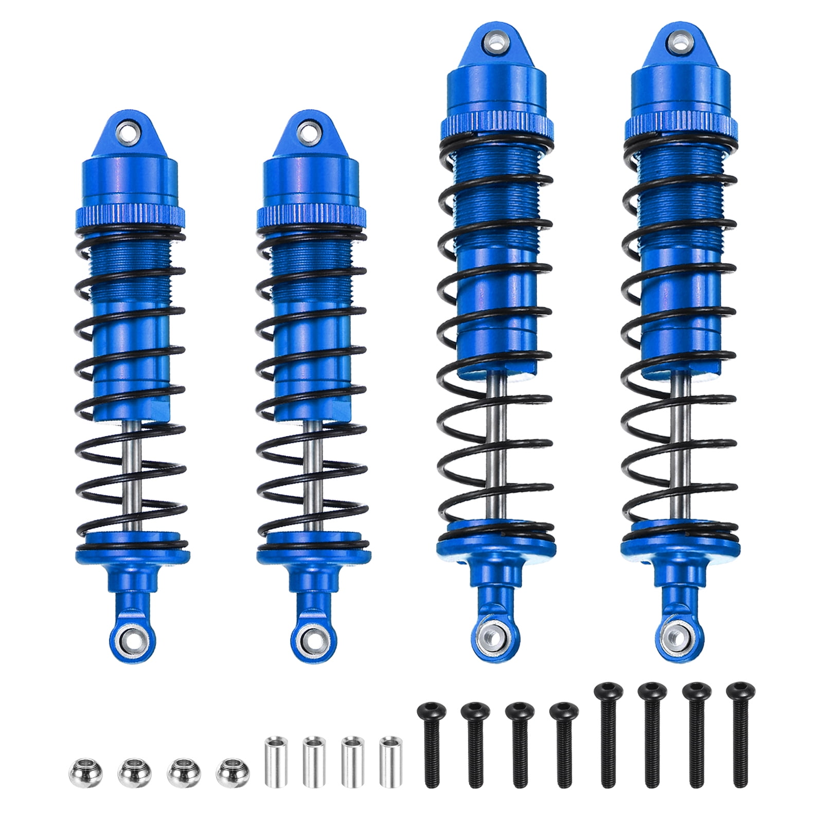 Uxcell RC Shock Absorber 1/10 100mm/115mm Aluminum Threaded Front ...