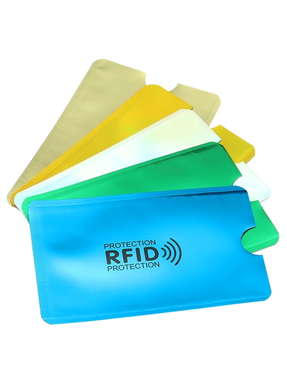 RFID Blocking Colorful Credit Card Sleeves Protector NFC Holder 10 Pack