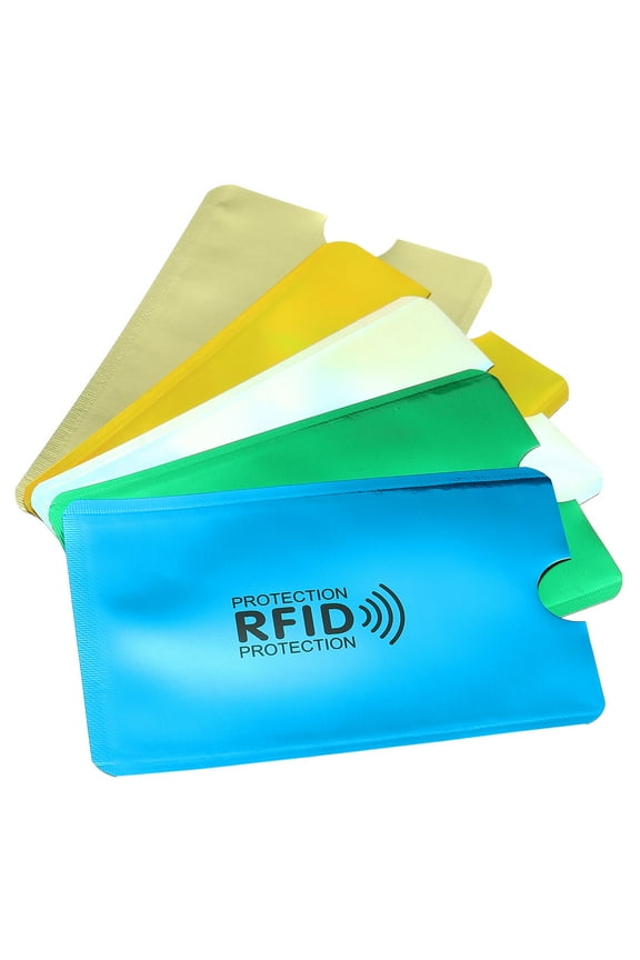 RFID Blocking Colorful Credit Card Sleeves Protector NFC Holder 10 Pack