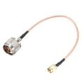 thumbnail image 1 of Uxcell RG316 Coax Cable N Male to RP-SMA Male Pigtail Cable 50 Ohm 0.66 Feet, 1 of 5