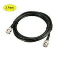 thumbnail image 1 of Uxcell RG58 Coaxial Cable with BNC Male to BNC Male Connectors 50 Ohm 12-ft 2 Pack, 1 of 5