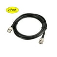 thumbnail image 1 of Uxcell RG58 Coaxial Cable with BNC Male to BNC Male Connectors 50 Ohm 6.6-ft 2 Pack, 1 of 5