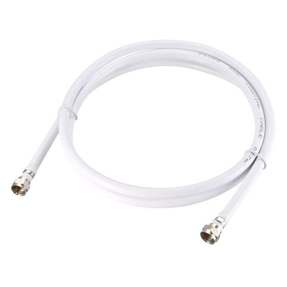 Uxcell RG6 Coaxial Cable With F Type Male to F Type Male Connectors 3 ft