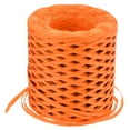 thumbnail image 1 of Uxcell Raffia Paper Craft Ribbon, 1/4 Inch 218 Yards Raffia String Packing Paper Twine, Orange, 1 of 6