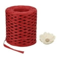thumbnail image 1 of Uxcell Raffia Paper Craft Ribbon 200m/656ft Raffia Ribbon Raffia String Kraft Packing for Gift Wrapping, Crafting Supplies (Red), 1 of 6