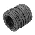 thumbnail image 1 of Uxcell Raffia Paper Craft Rope Packing Rope 13 Yards Twisted Paper Black, 1 of 5