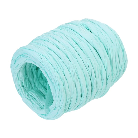 Uxcell Raffia Paper Craft Rope Packing Rope 13 Yards Twisted Paper Ice Blue