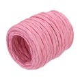 thumbnail image 1 of Uxcell Raffia Paper Craft Rope Packing Rope 13 Yards Twisted Paper Pink, 1 of 5