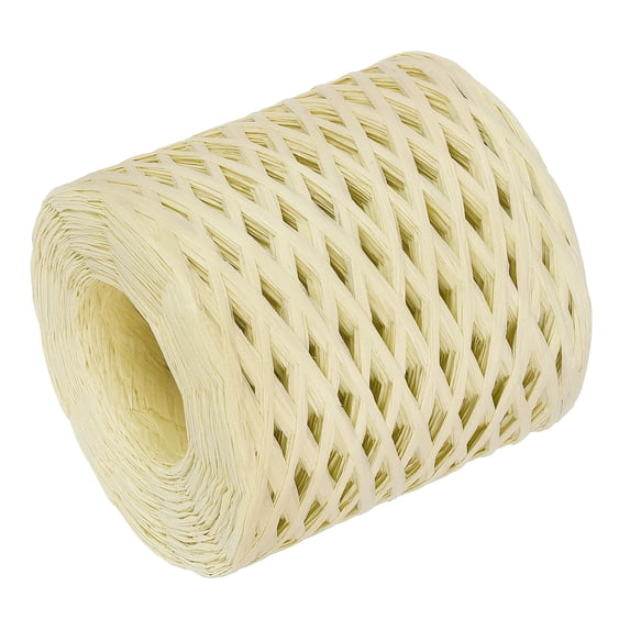 Uxcell Raffia Paper Craft Rope Ribbon 219 Yards Light Khaki for ...