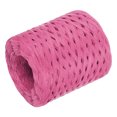 thumbnail image 1 of Uxcell Raffia Paper Craft Rope Ribbon 219 Yards Rose Red for Decoration, 1 of 7