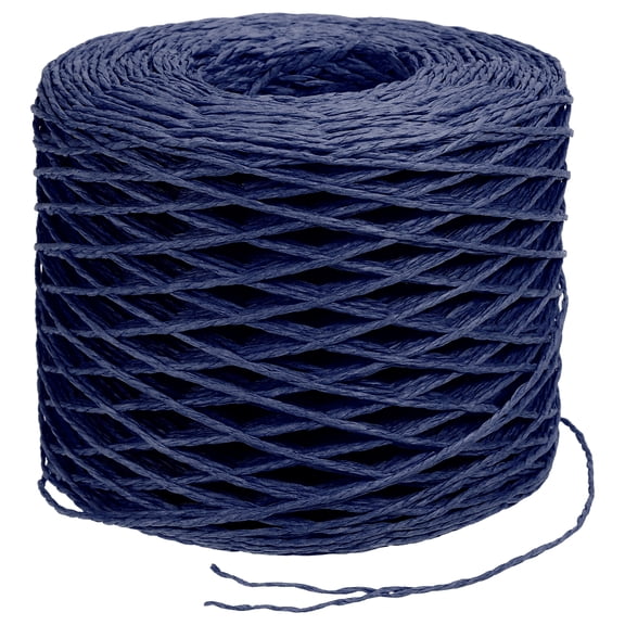 Uxcell Raffia Ribbon, 219 Yard Paper Twine String for Festival Gifts Wrapping, Dark Blue
