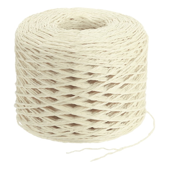 Uxcell Raffia Ribbon, 219 Yard Paper Twine String for Festival Gifts Wrapping, White