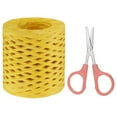 thumbnail image 1 of Uxcell Raffia Ribbon, Natural Raffia String with Scissor, Yellow, 218 Yards, 1 of 6