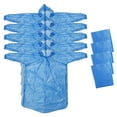 thumbnail image 1 of Uxcell Rain Ponchos, 4 Pack Disposable Rain Coat for Hiking Outdoor Activities, Blue, 1 of 6
