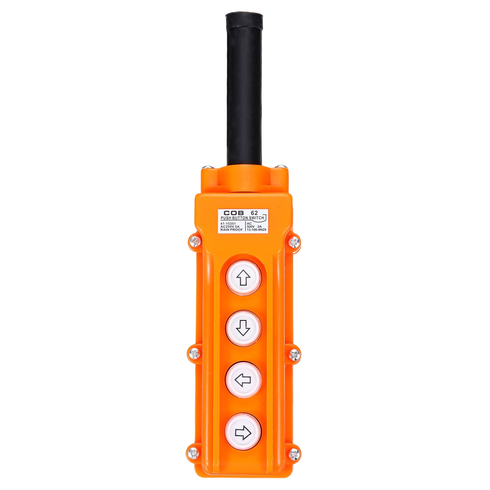 Throw Proof Controller Uxcell Rain Proof Hoist Crane Push Button Switch, Up Down Left Right ...
