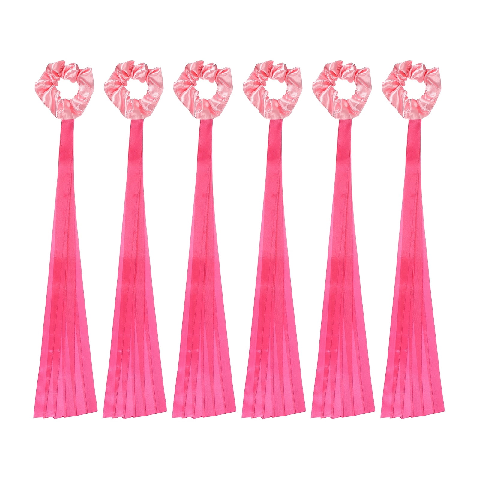 Handheld Ribbons Uxcell Rainbow Dance Ribbons, Rhythm Wrist Streamers Hand Held 6 Pcs ...