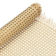 thumbnail image 1 of Uxcell Rattan Webbing Roll Woven Synthetic Poly Open Mesh Rattan Sheet Faux Cane Weave 24 in  5 ft, 1 of 8